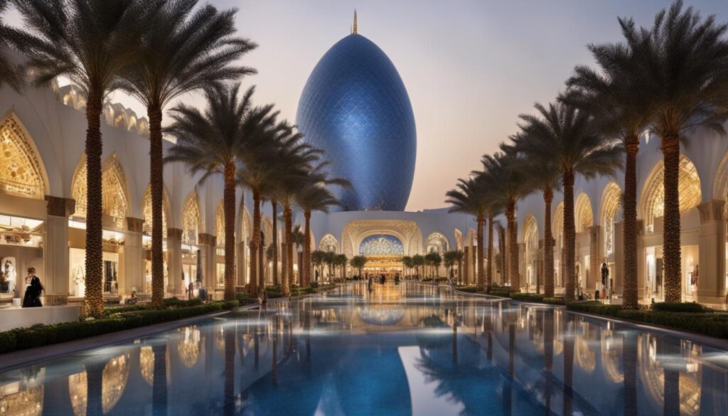 Abu Dhabi shopping scene Abu Dhabi shopping scene