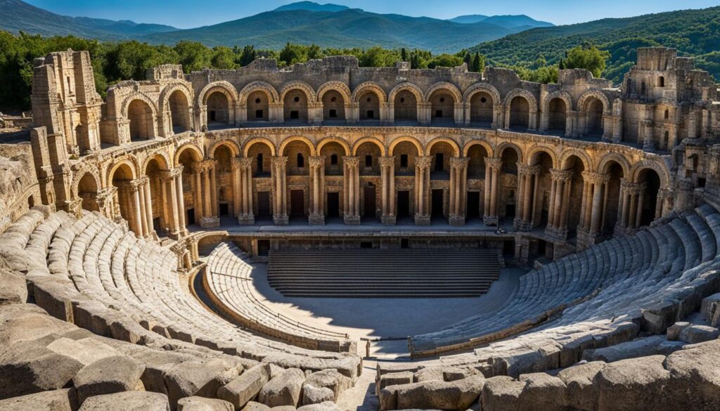 Aspendos ancient theater Aspendos ancient theater