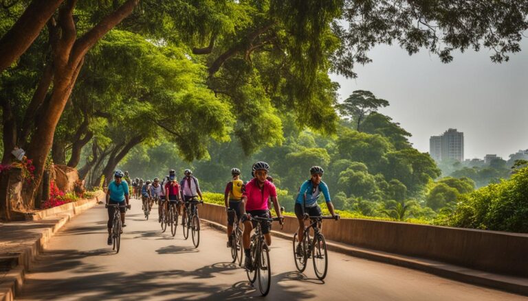 Bangalore cycling and walking tours through the city's green spaces