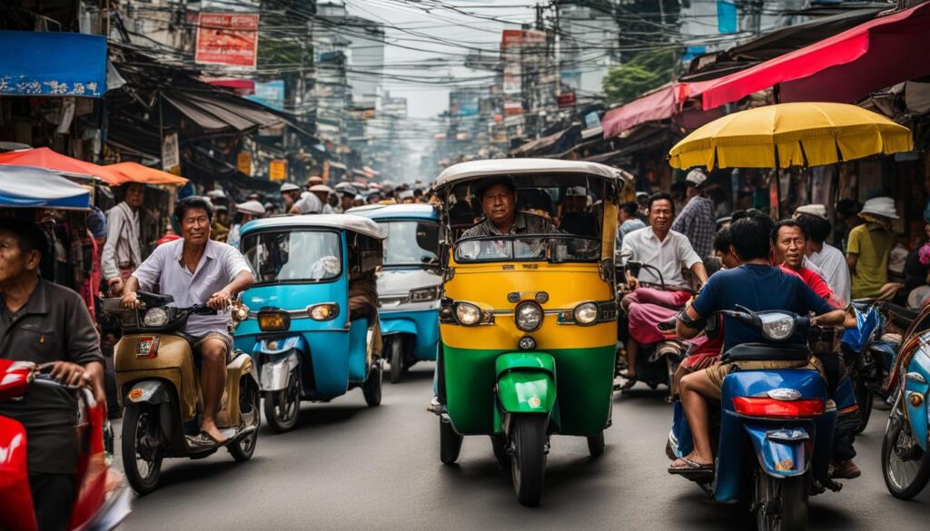Bangkok tuk-tuk Bangkok tuk-tuk