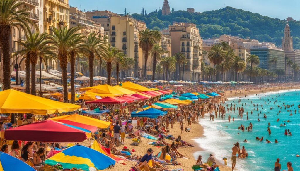 Barcelona beach Barcelona beach