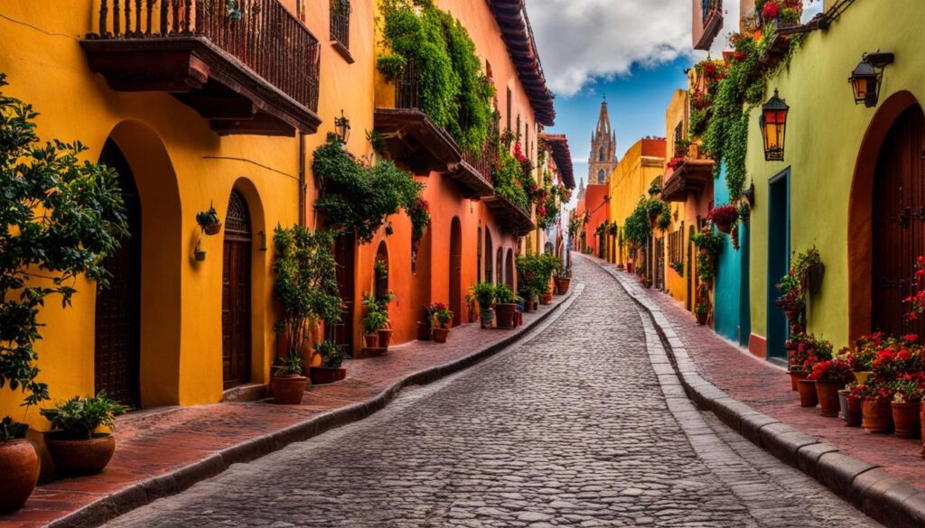 Beautiful streets of San Miguel de Allende Beautiful streets of San Miguel de Allende