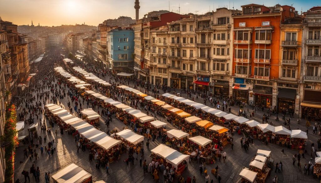 Beyoglu and Taksim Square Beyoglu and Taksim Square