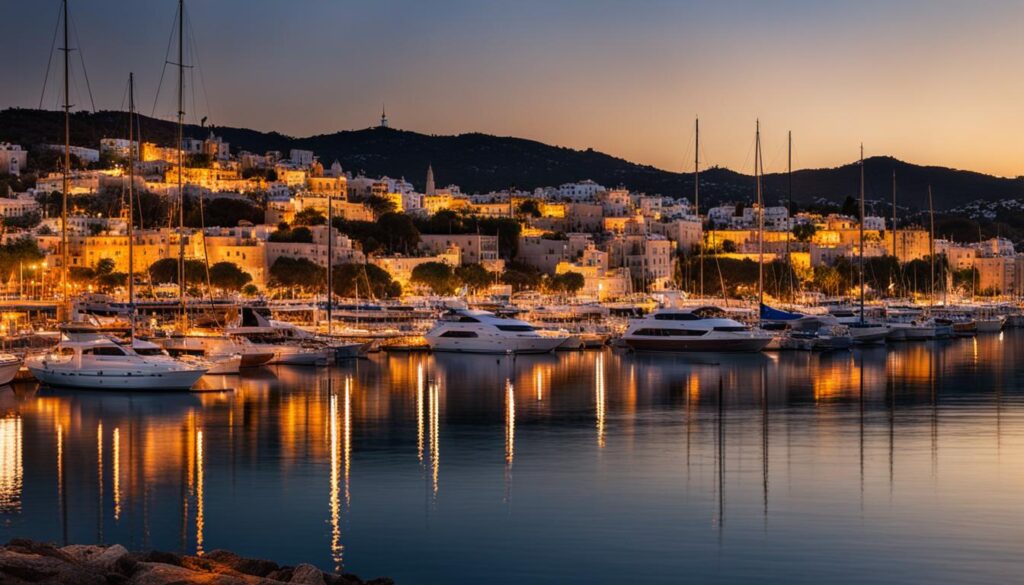 Bodrum Marina at sunset, perfect for Instagram shots Bodrum Marina at sunset, perfect for Instagram shots
