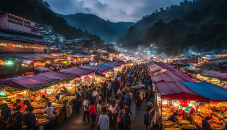 Cameron Highlands night markets and street food stalls
