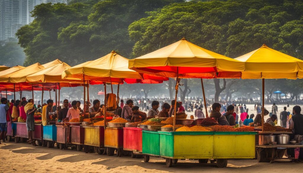 Chowpatty Beach Mumbai street food Chowpatty Beach Mumbai street food