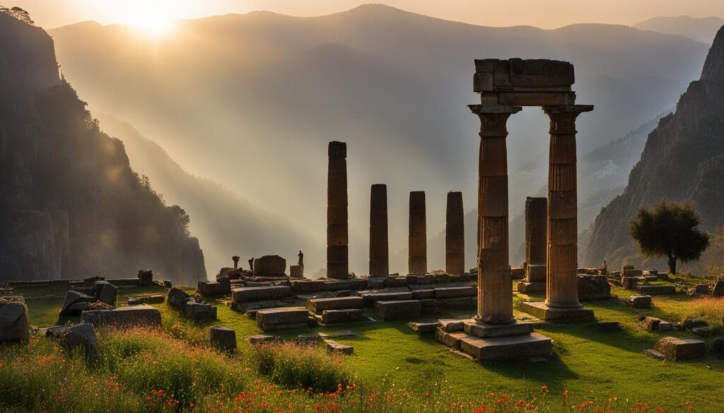 Delphi, Greece - Temple of Apollo Delphi, Greece - Temple of Apollo