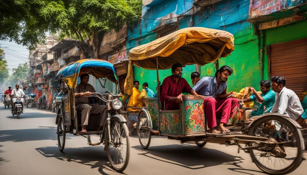 Exploring Delhi by rickshaw Exploring Delhi by rickshaw