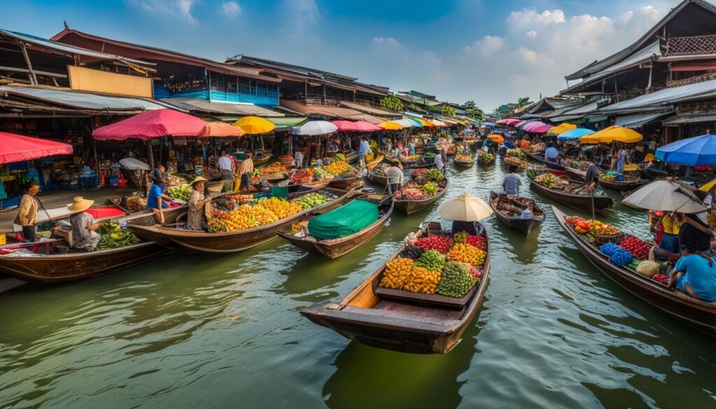 Floating Market in Pattaya Floating Market in Pattaya