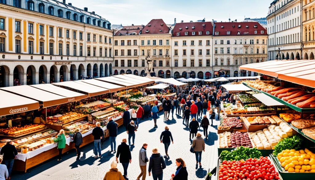 Food markets in Vienna Food markets in Vienna