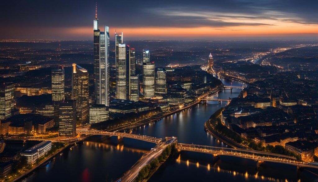 Frankfurt financial district Frankfurt financial district