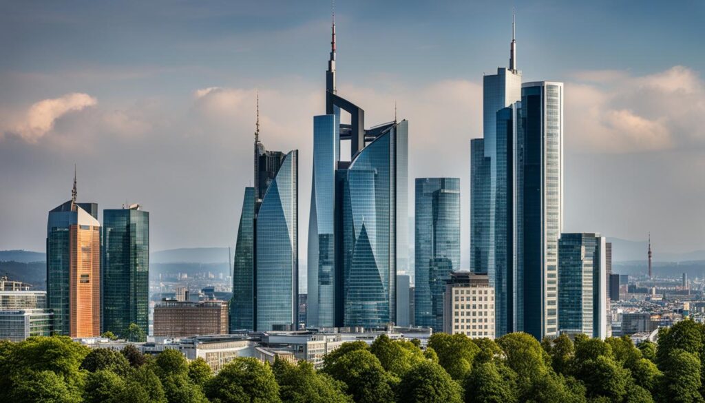 Frankfurt skyline Frankfurt skyline