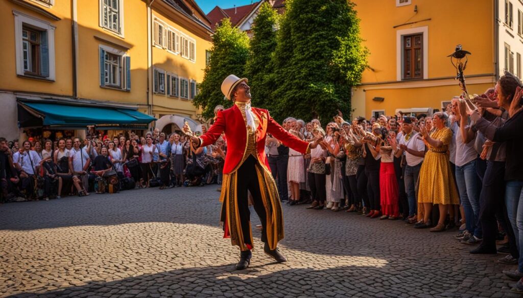 Free street performance in Austria Free street performance in Austria