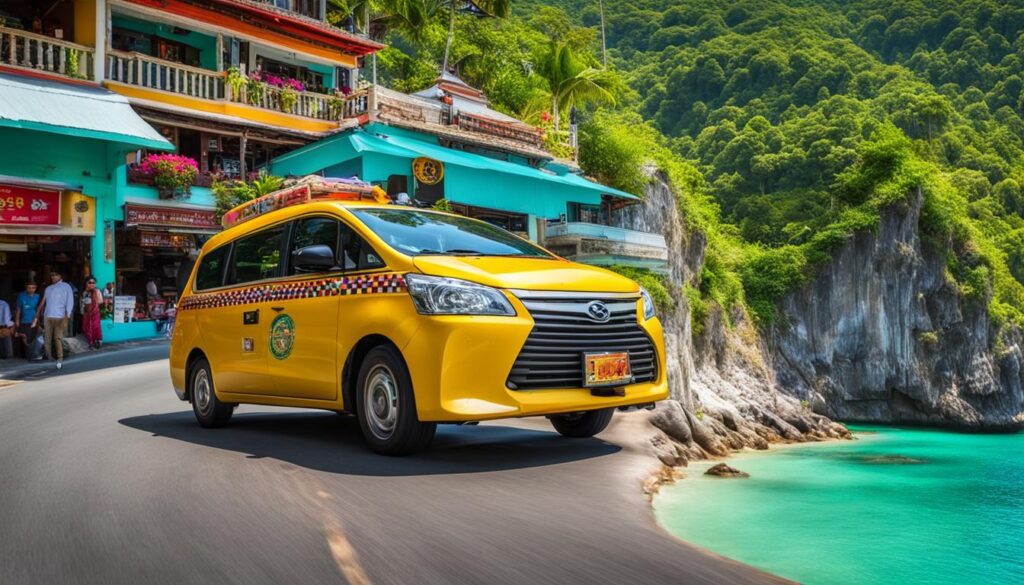 Getting around Phuket by taxi Getting around Phuket by taxi
