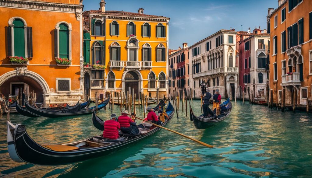 Grand Canal view from gondola Grand Canal view from gondola