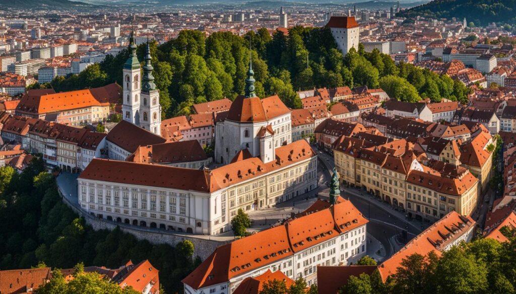 Graz cityscape Graz cityscape