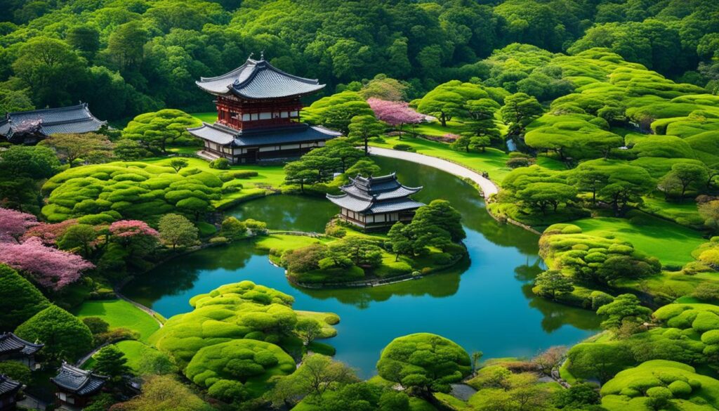 Green Parks and Gardens in Nara Green Parks and Gardens in Nara