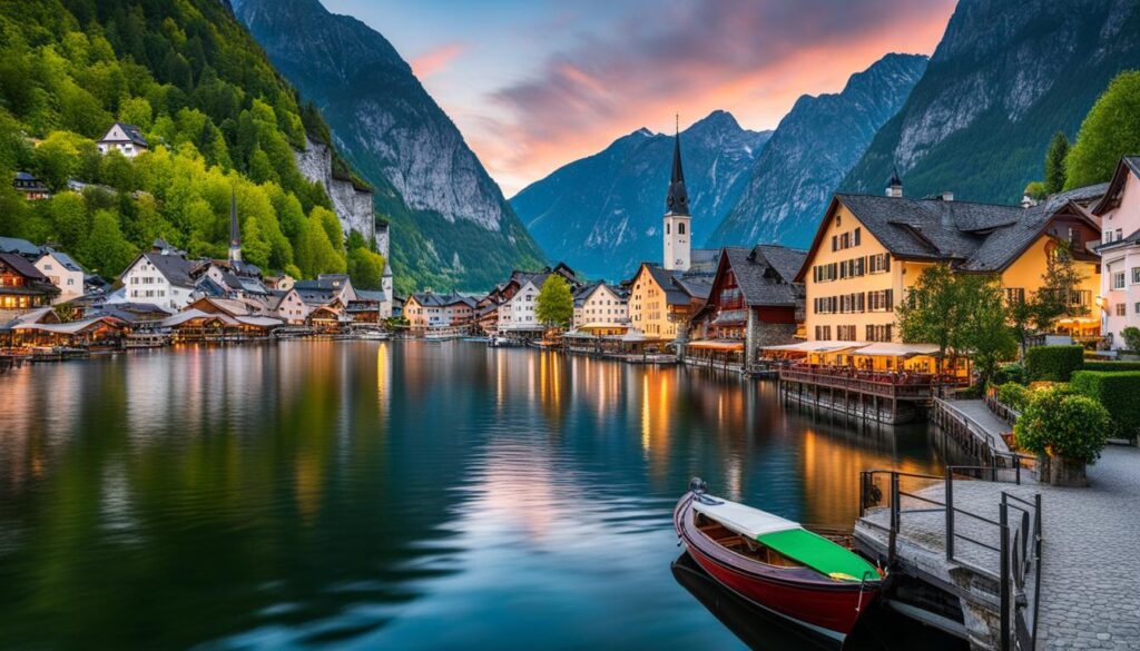 Hallstatt, Austria Hallstatt, Austria