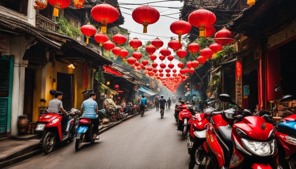 Hanoi street view Hanoi street view