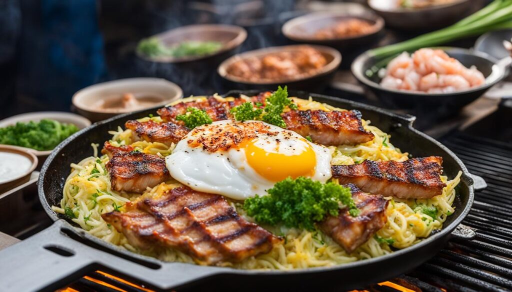 Hiroshima-Style Okonomiyaki Hiroshima-Style Okonomiyaki