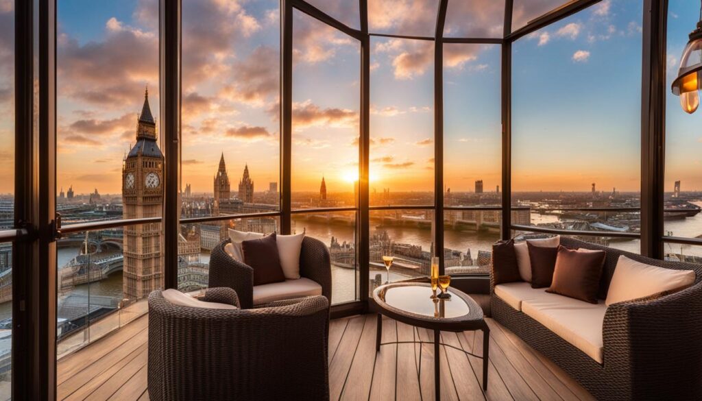 Hotels with Panoramic Balcony Views in London Hotels with Panoramic Balcony Views in London