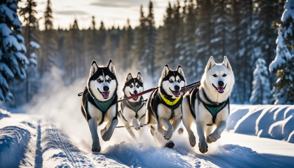 Husky Sledding in Rovaniemi Husky Sledding in Rovaniemi