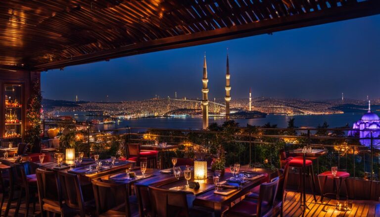 Istanbul rooftop bar and restaurant experiences for stunning views
