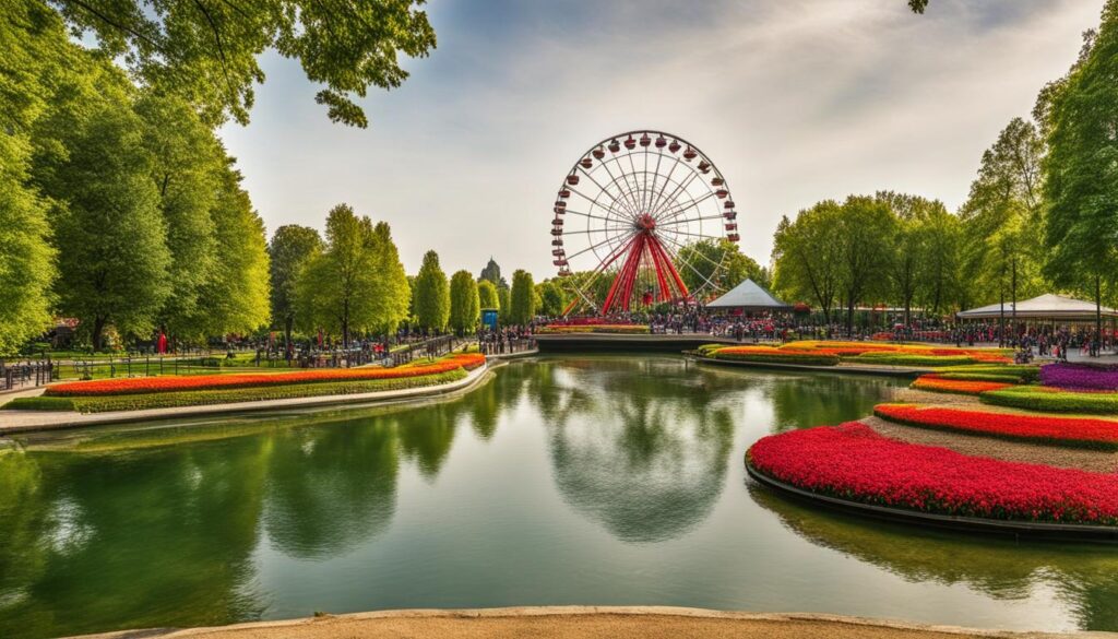 Jardin d'Acclimatation and Parc de la Villette in Paris Jardin d'Acclimatation and Parc de la Villette in Paris