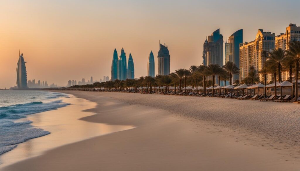Jumeirah Beach and The Palm Atlantis Jumeirah Beach and The Palm Atlantis