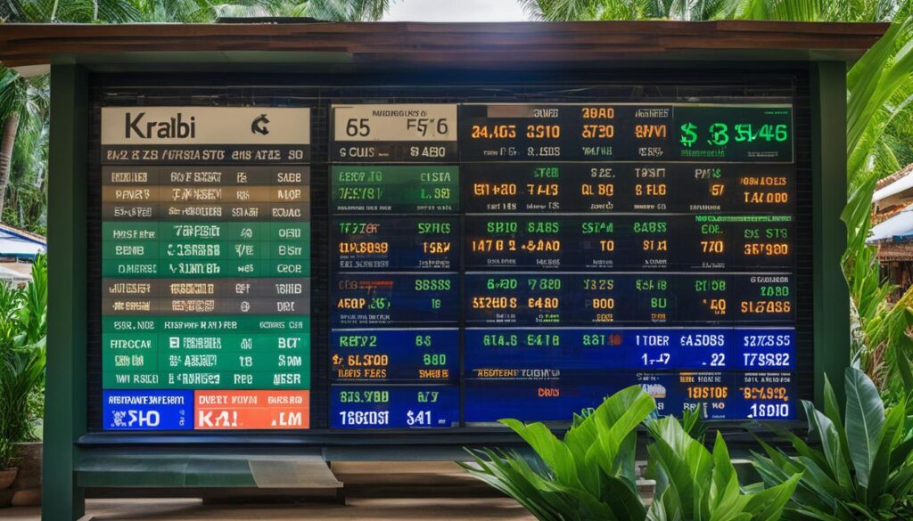 Krabi Currency Rate Krabi Currency Rate