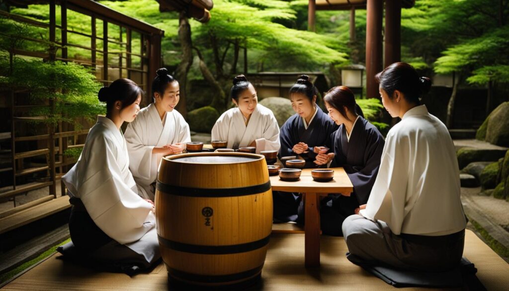 Kyoto sake tasting Kyoto sake tasting