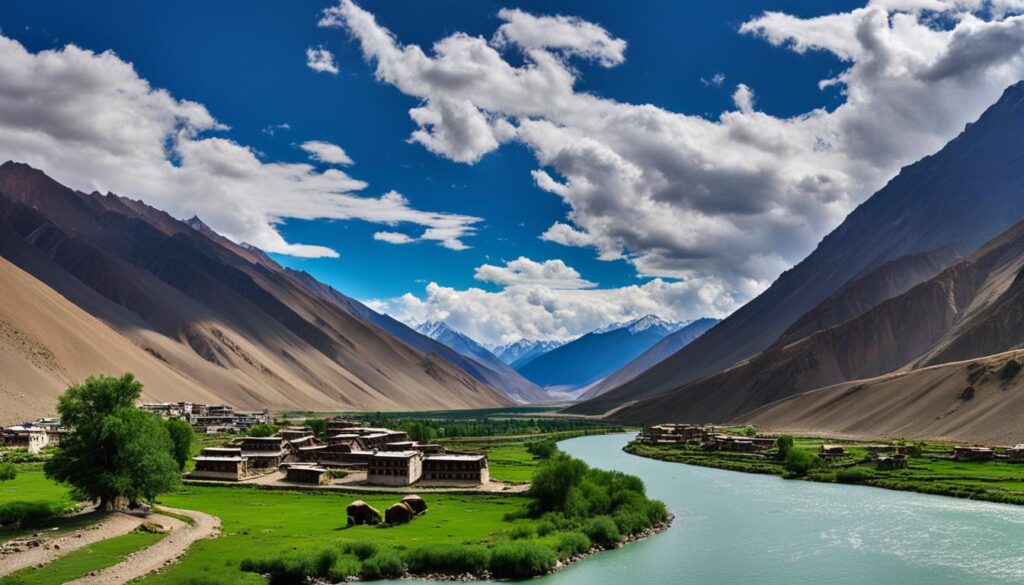 Ladakh landscapes in India Ladakh landscapes in India