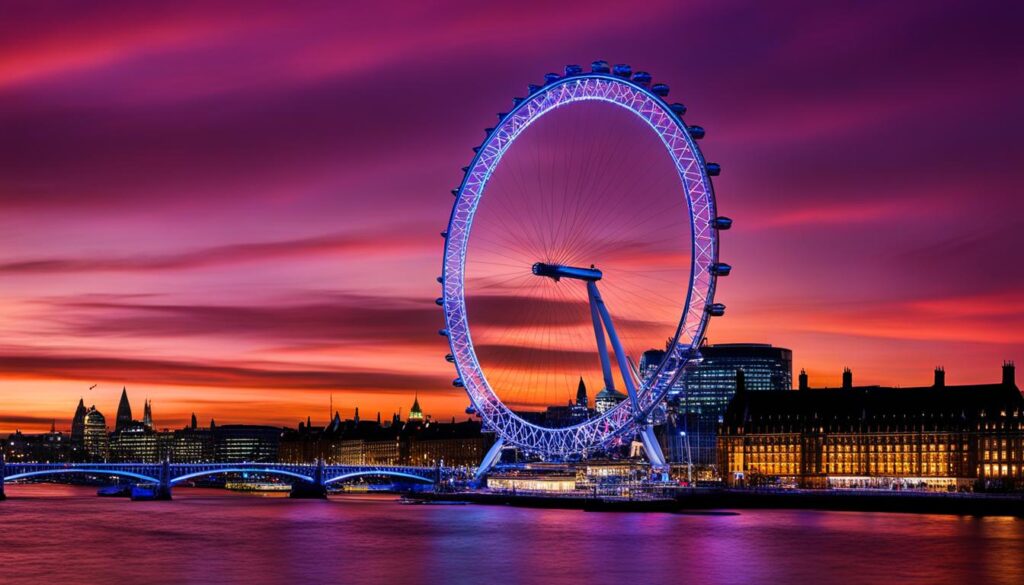 London Eye at night London Eye at night