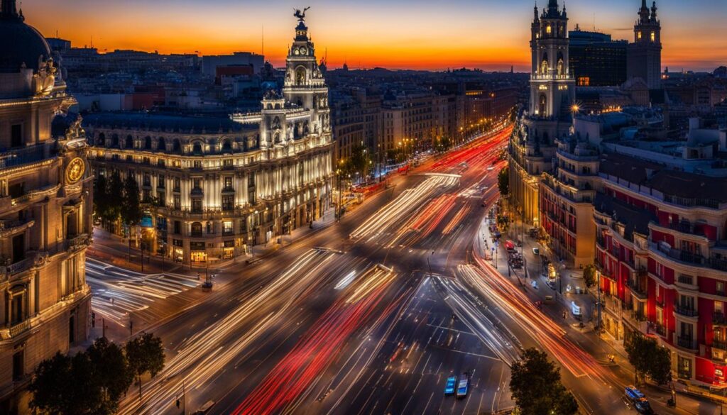 Madrid cityscape Madrid cityscape