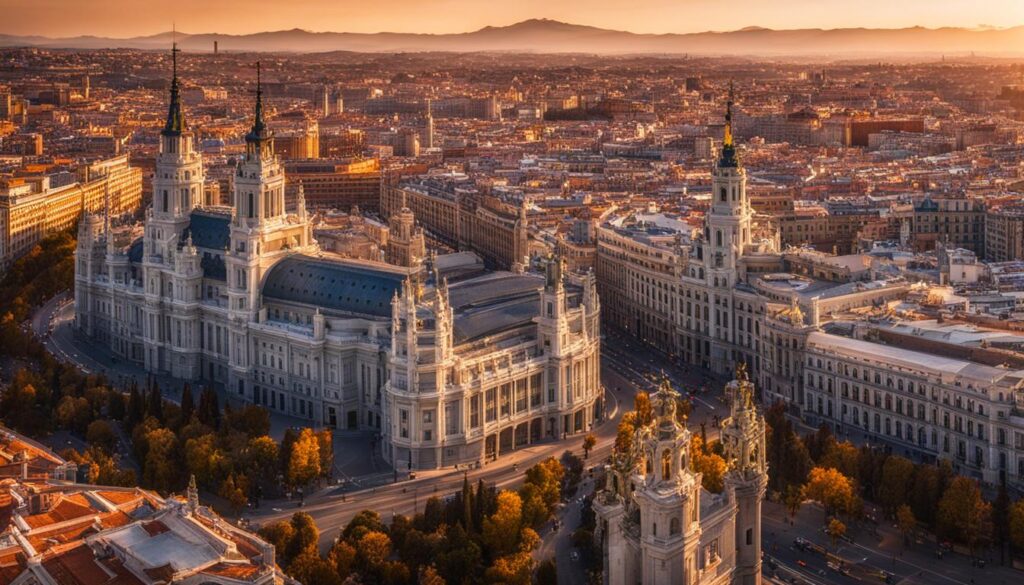 Madrid skyline Madrid skyline