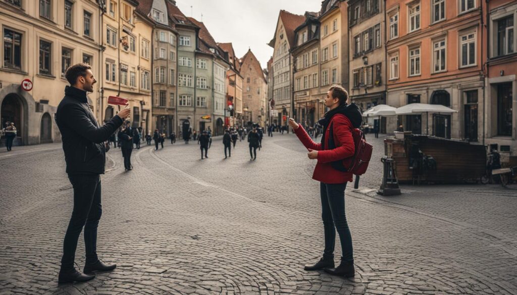 Making requests in German image Making requests in German image