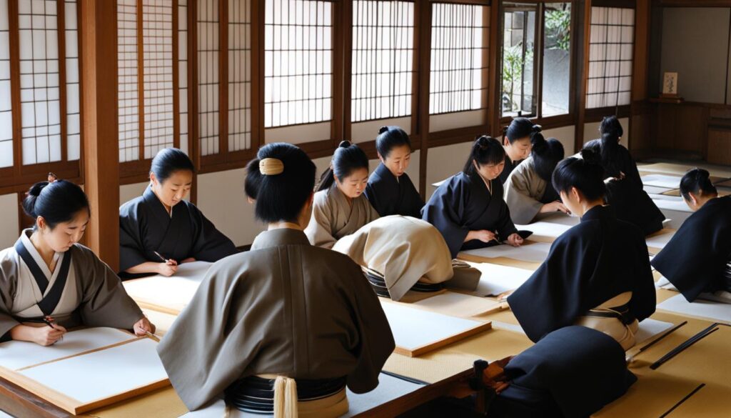 Nara calligraphy workshop Nara calligraphy workshop