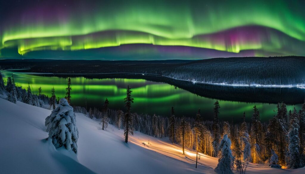 Northern Lights in Rovaniemi Northern Lights in Rovaniemi