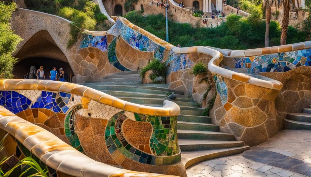 Park Güell in Barcelona Park Güell in Barcelona