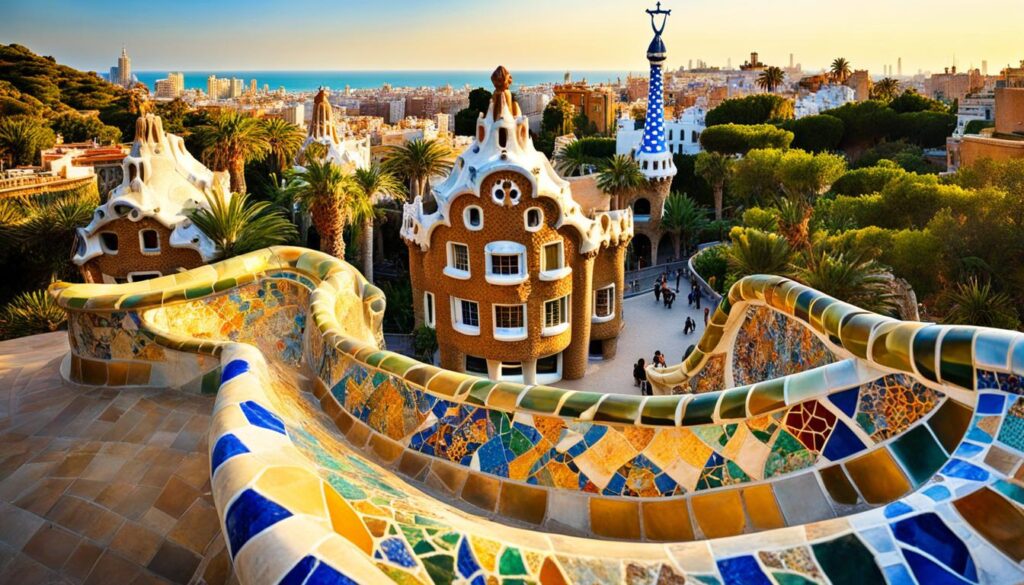 Park Güell in Barcelona Park Güell in Barcelona