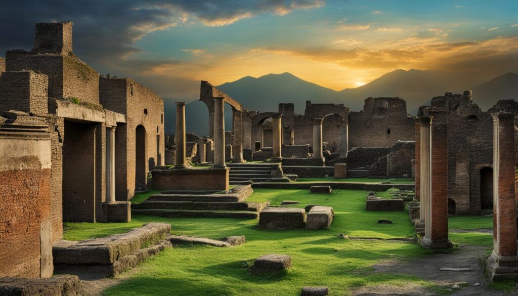 Pompeii ruins Pompeii ruins
