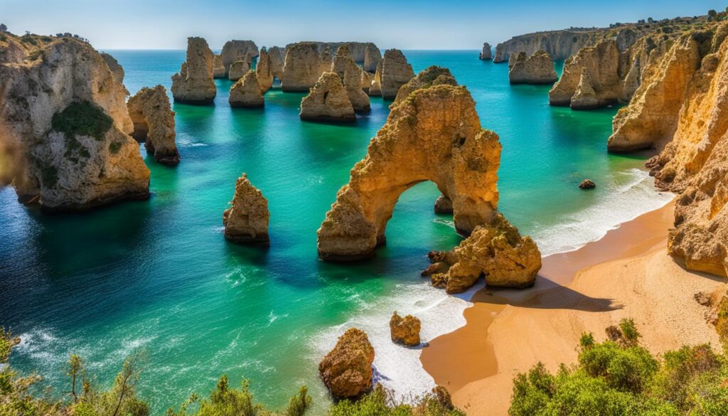 Ponta da Piedade Cliffs in the Algarve Ponta da Piedade Cliffs in the Algarve