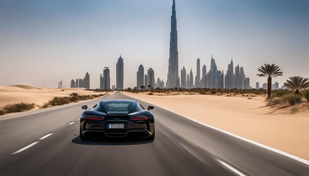Renting a car in Dubai Renting a car in Dubai