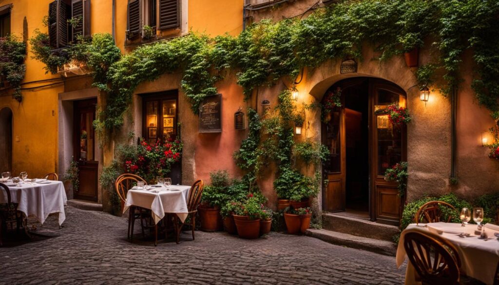 Romantic Restaurants in Trastevere Romantic Restaurants in Trastevere