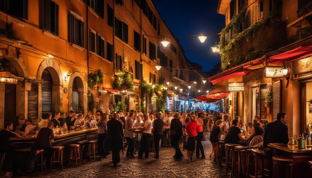 Rome bar scene Rome bar scene