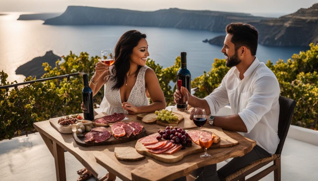 Santorini wine tasting Santorini wine tasting