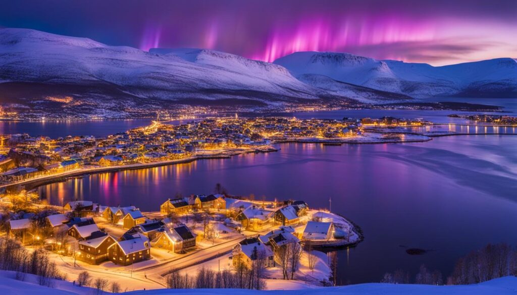 Scenic view of Tromsø Scenic view of Tromsø