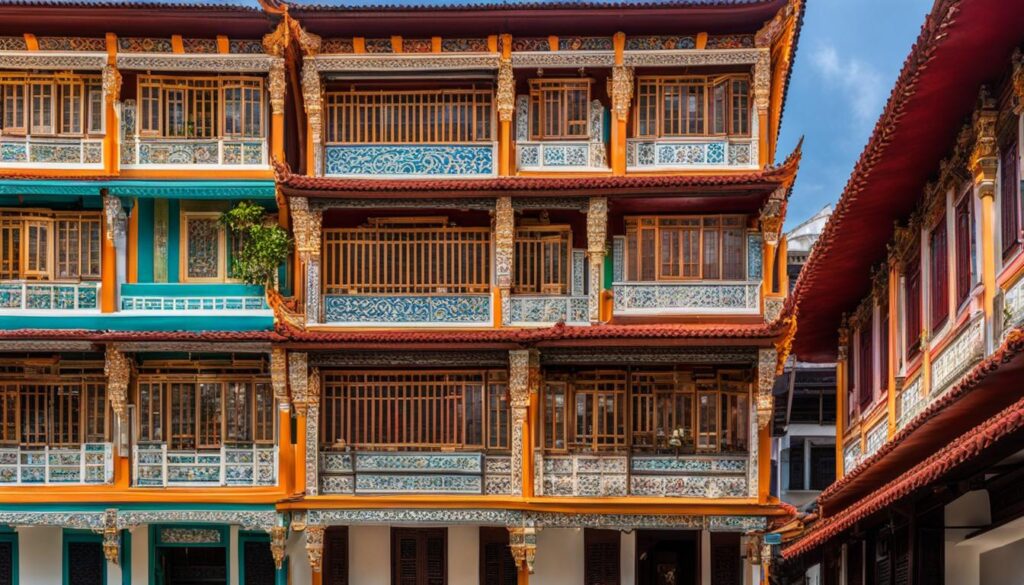 Sino-Portuguese architecture in Old Town Phuket Sino-Portuguese architecture in Old Town Phuket