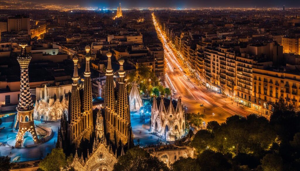 Spectacular view of Barcelona Spectacular view of Barcelona