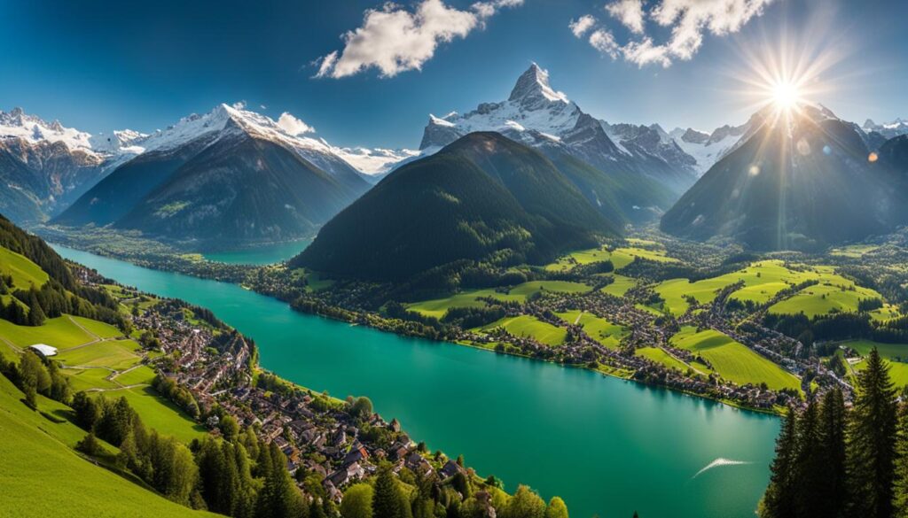 Swiss Alps in Interlaken and Jungfrau Region Swiss Alps in Interlaken and Jungfrau Region